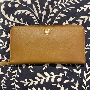 Prada Saffiano Continental Wallet